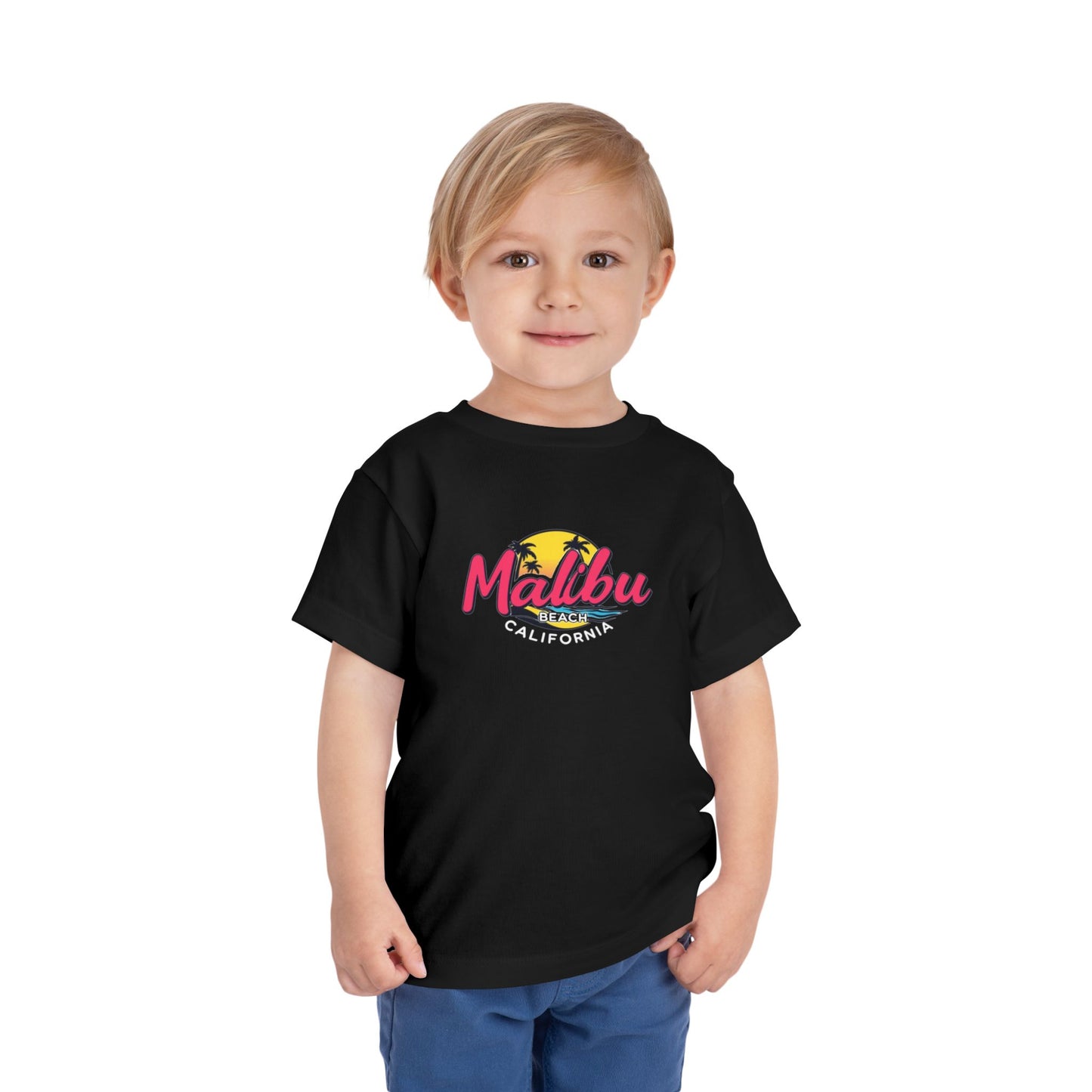 Retro Malibu Unisex Toddler Short Sleeve Tee