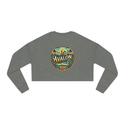Elegant Avalon Women's Cropped Sweatshirt