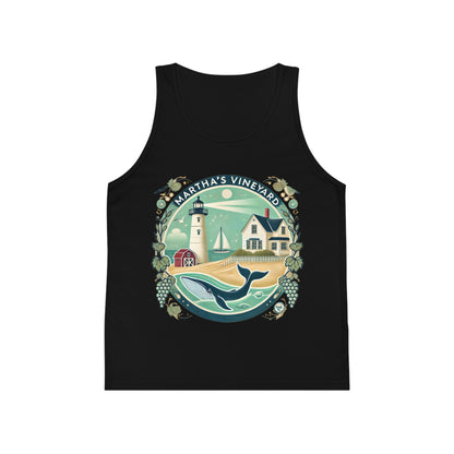 Vintage Martha's Vineyard Unisex Kids Jersey Tank Top