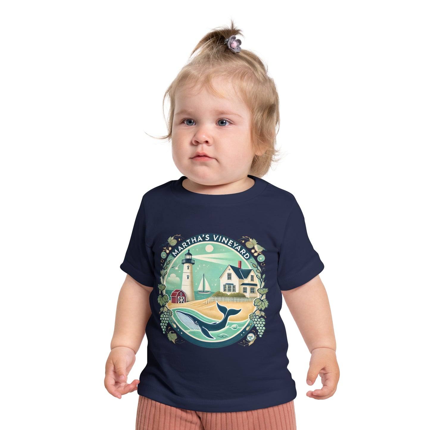 Vintage Martha's Vineyard Unisex Baby Short Sleeve T-Shirt