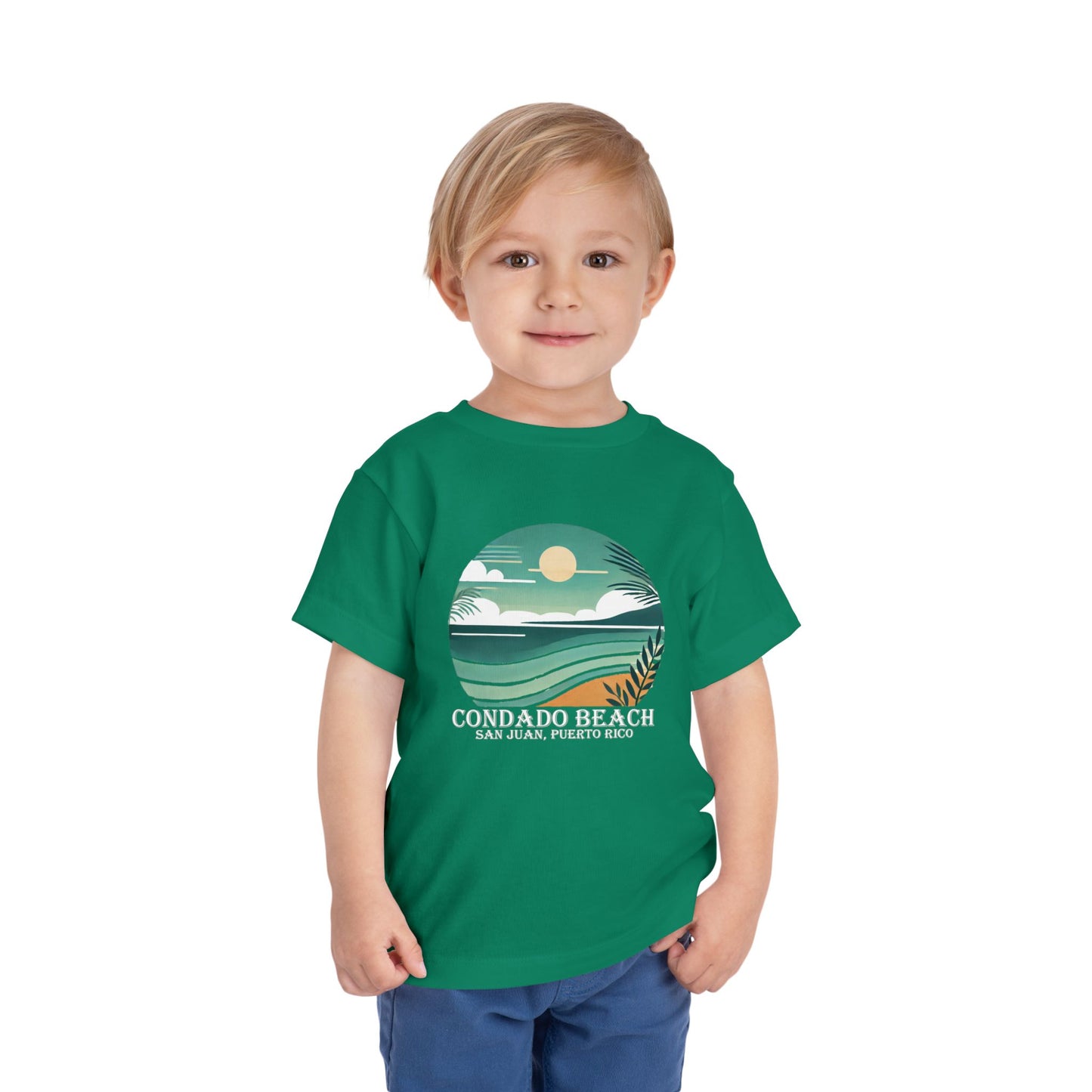 Coastal Vibes Condado Beach Unisex Toddler Short Sleeve Tee