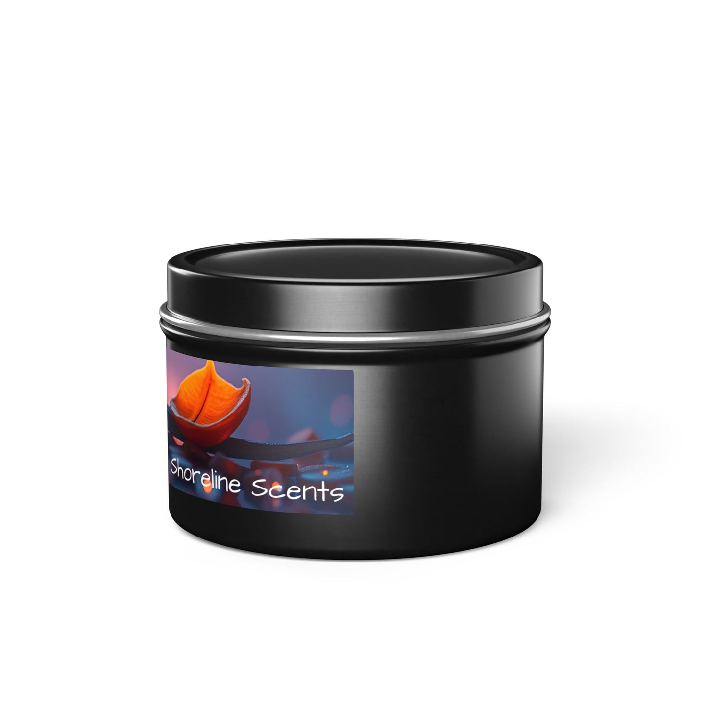 Vanilla Bean Scented Rustic Tin Candle