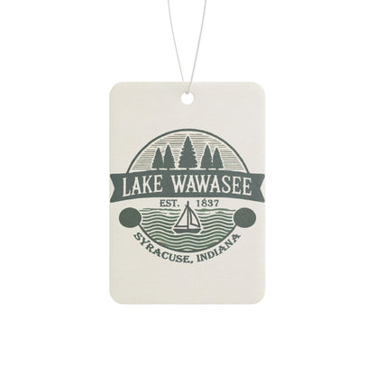 Vintage Lake Wawasee Car Air Freshener