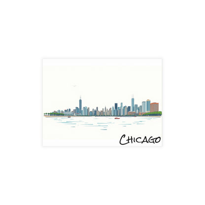 Chicago Skyline 2 Postcard Bundle
