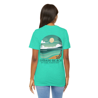 Coastal Vibes Condado Beach Unisex Jersey Short Sleeve Tee