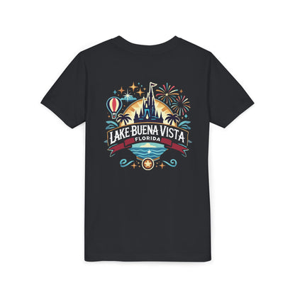 Adventurous Lake Buena Vista Unisex Youth Short Sleeve Tee