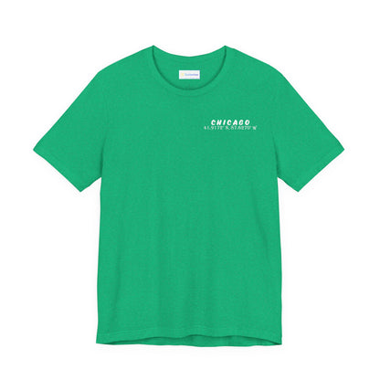 Latitudes Chicago Skyline Unisex Jersey Short Sleeve Tee