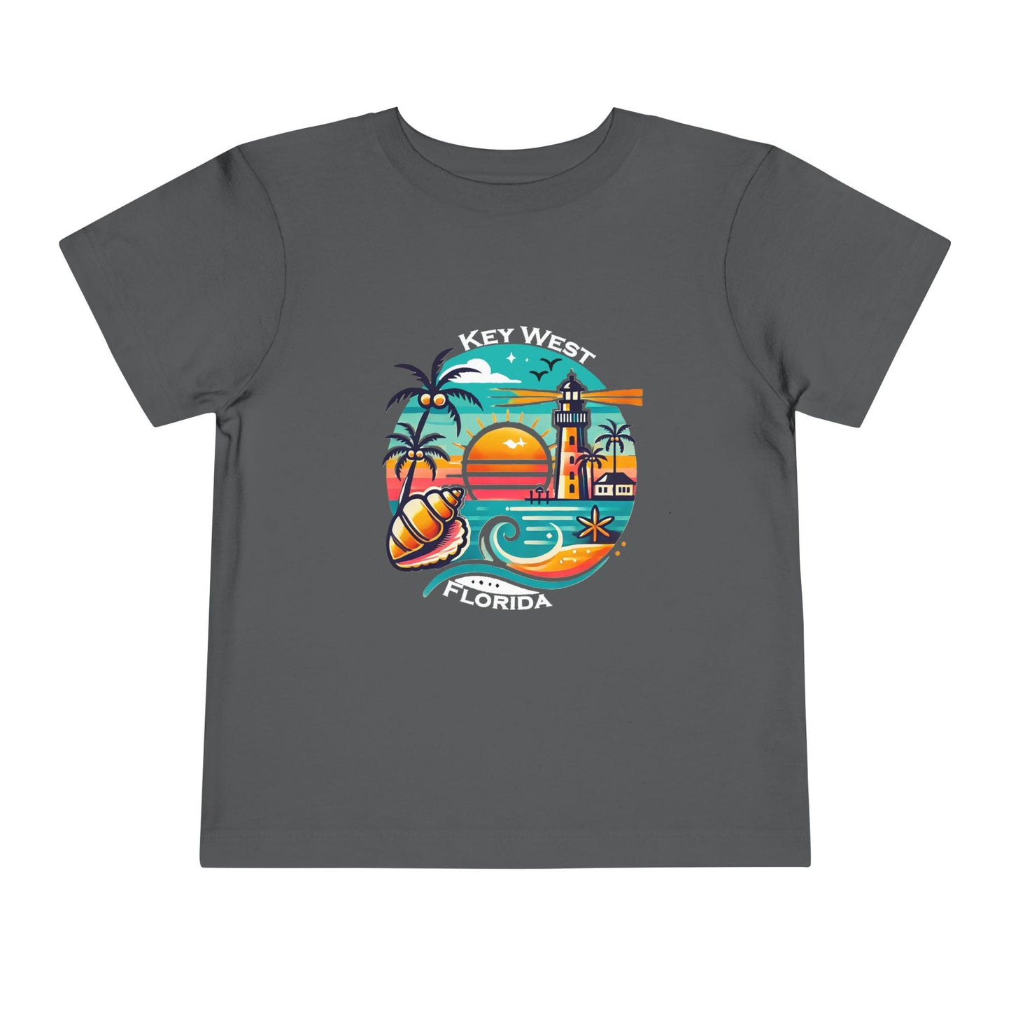 Vibrant Key West Toddler Short Sleeve Tee