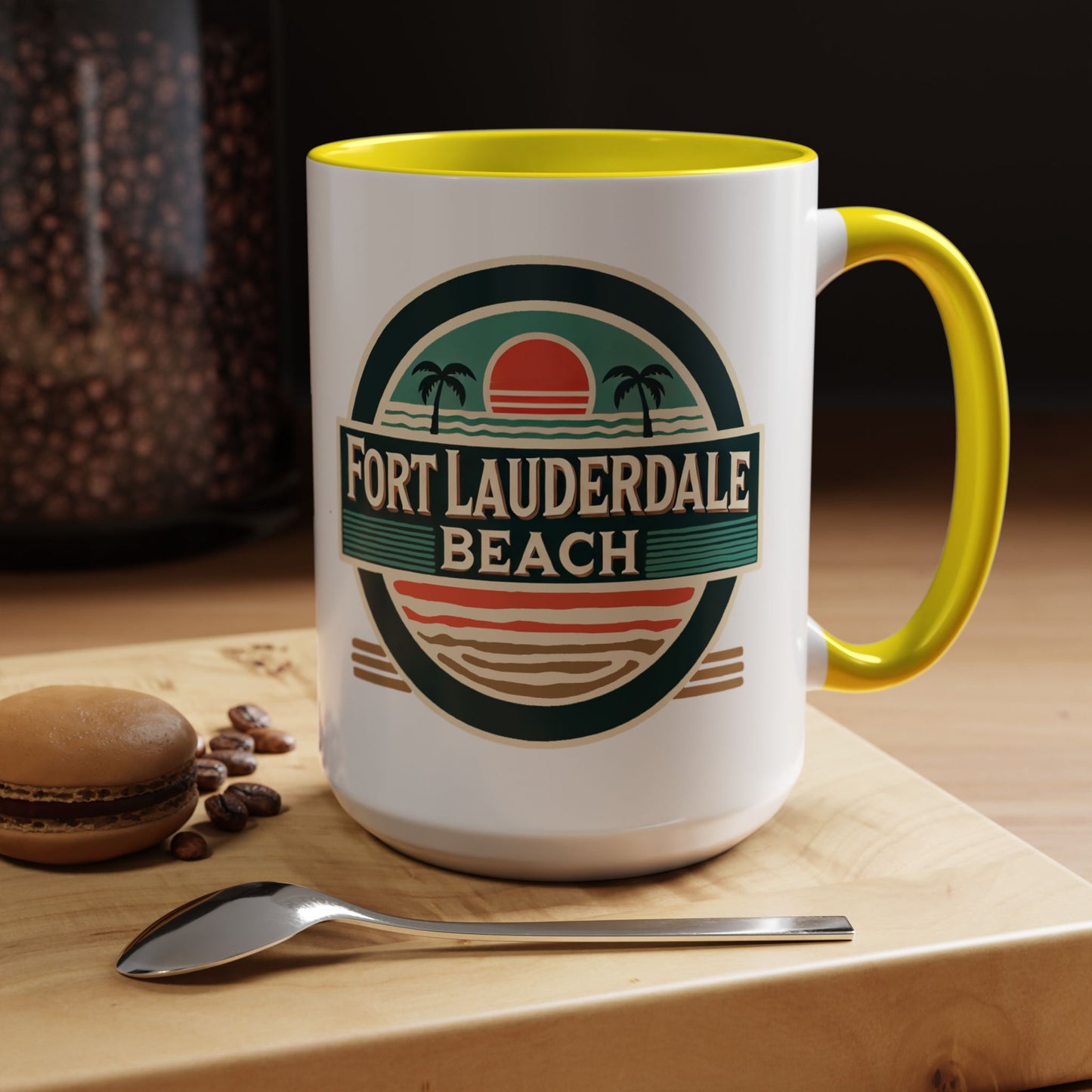 Vintage Fort Lauderdale Accent Coffee Mug