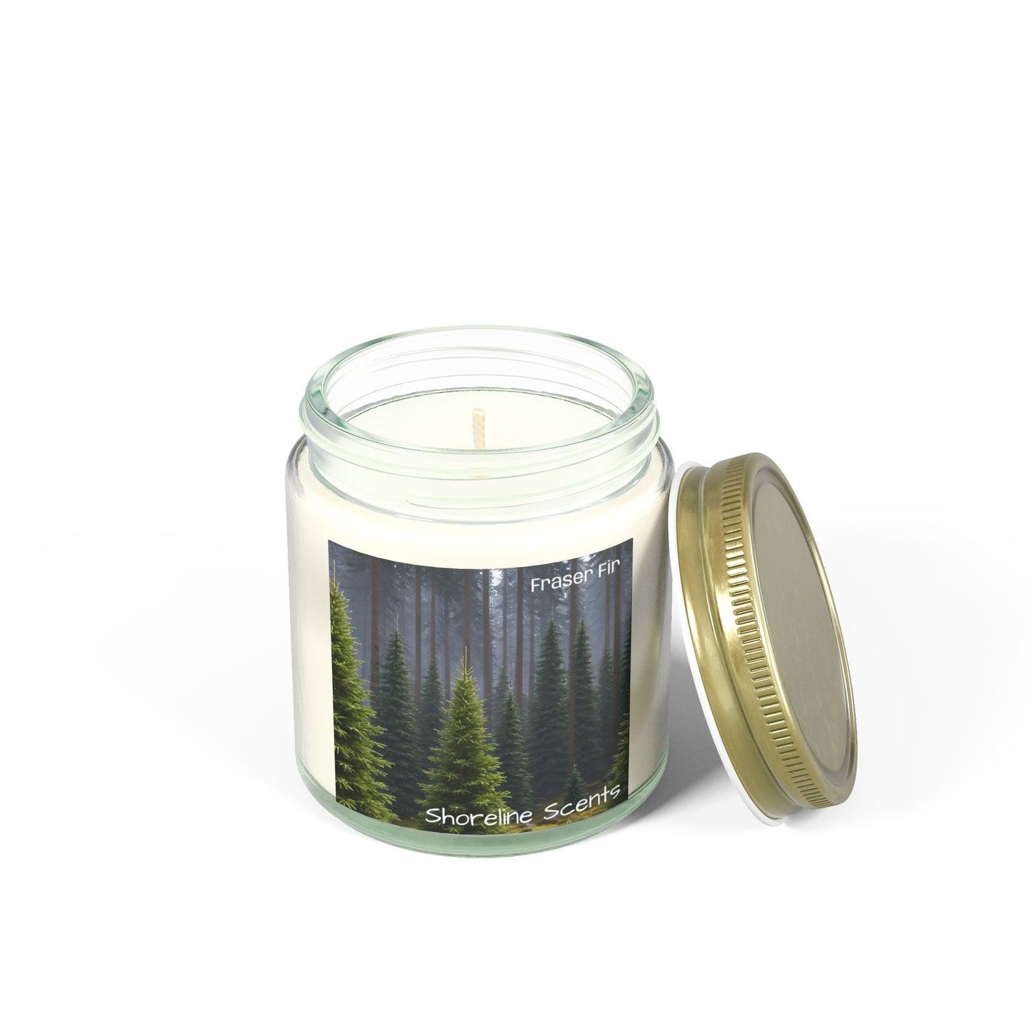 Fraser Fir Scented Coconut Apricot Wax Candle