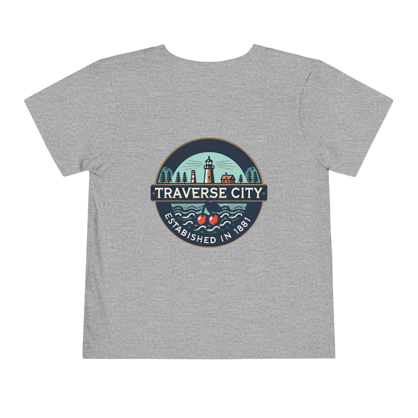 Vintage Traverse City Unisex Toddler Short Sleeve Tee