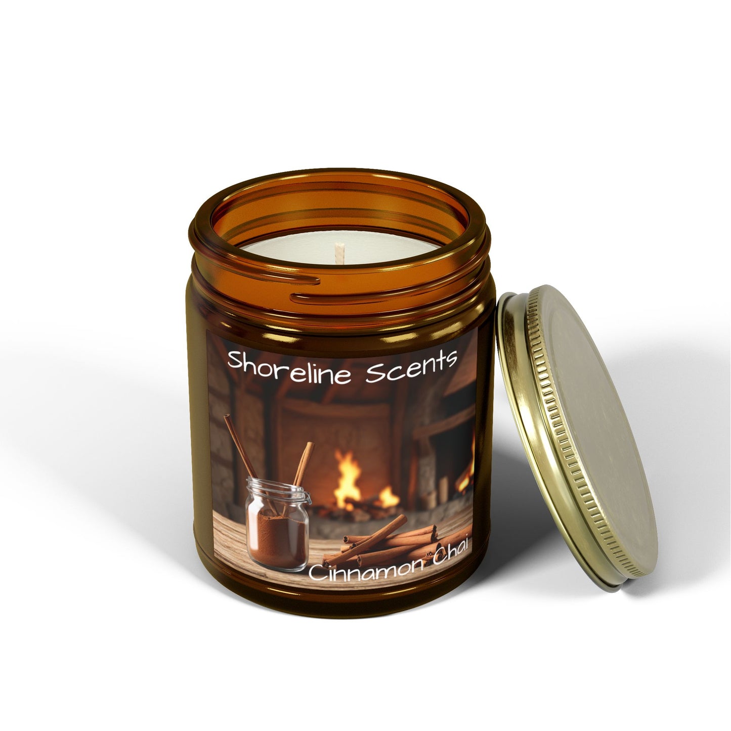 Cinnamon Chai Scented Candle (Apricot Wax)