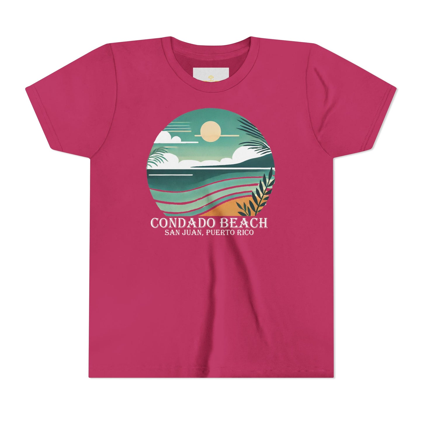 Coastal Vibes Condado Beach Unisex Youth Short Sleeve Tee