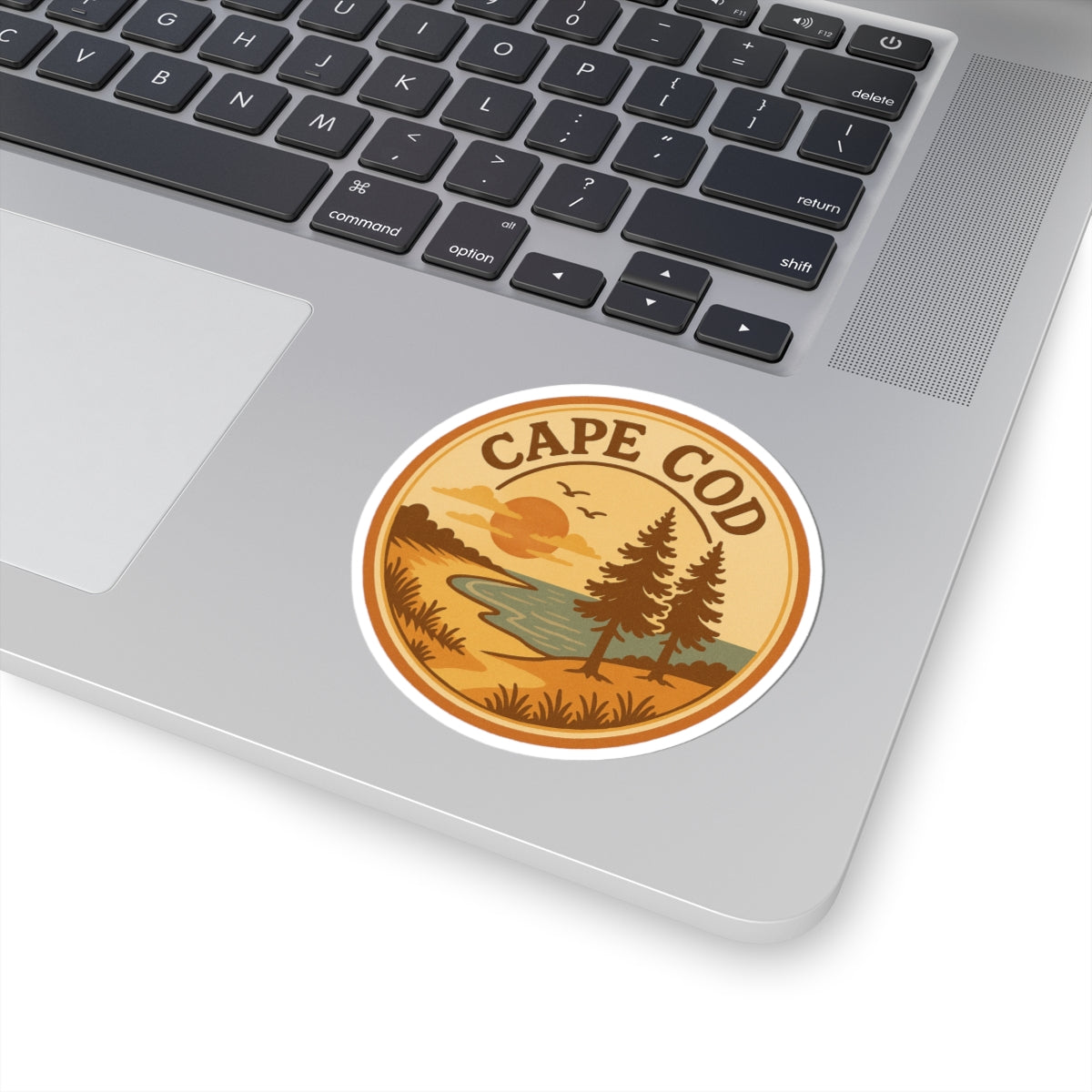 Rustic Cape Cod Kiss-Cut Sticker