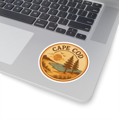 Rustic Cape Cod Kiss-Cut Sticker