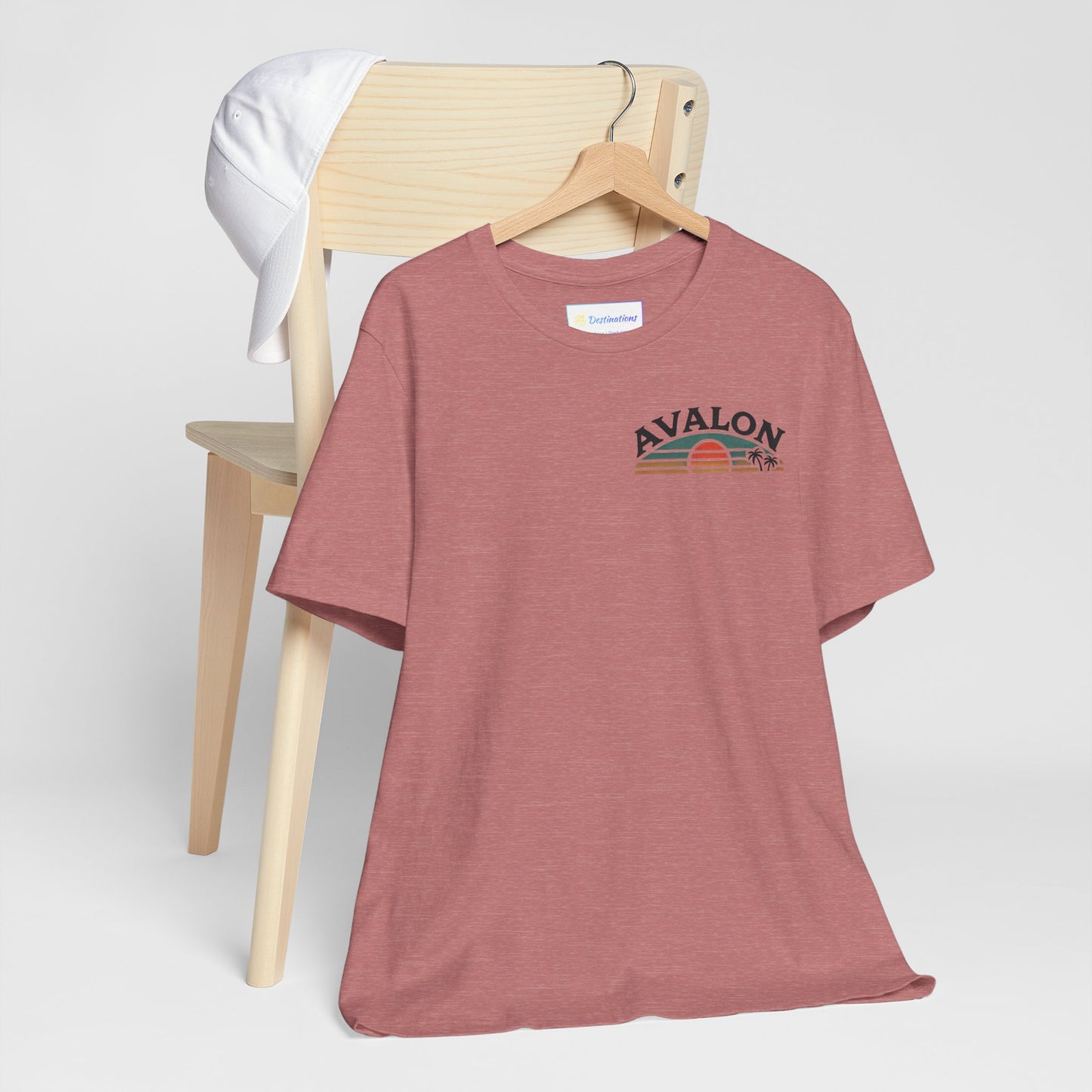 Retro Avalon Sunset Unisex Jersey Tee