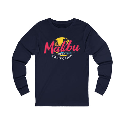 Retro Malibu Unisex Jersey Long Sleeve Tee