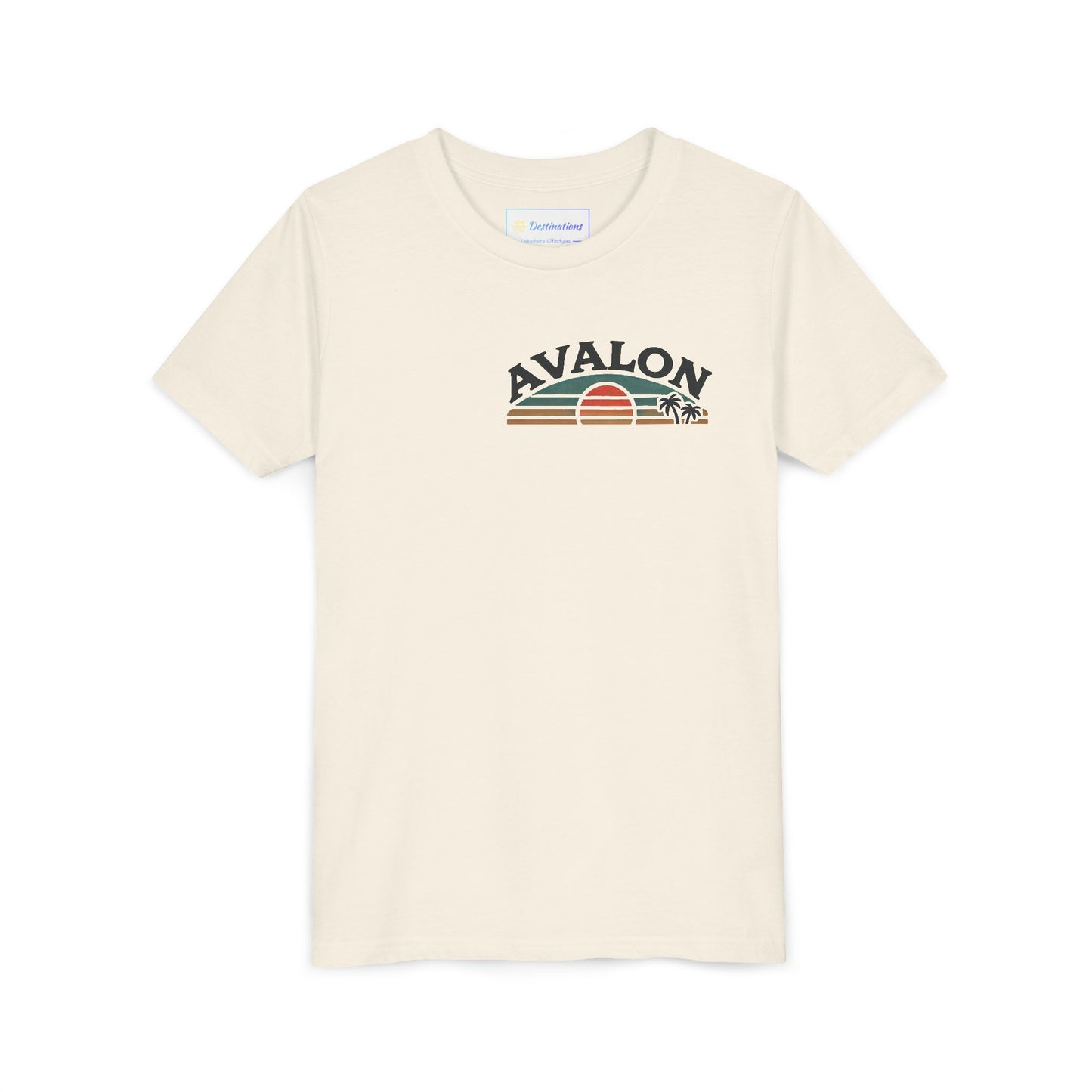 Retro Avalon Sunset Youth Short Sleeve Tee