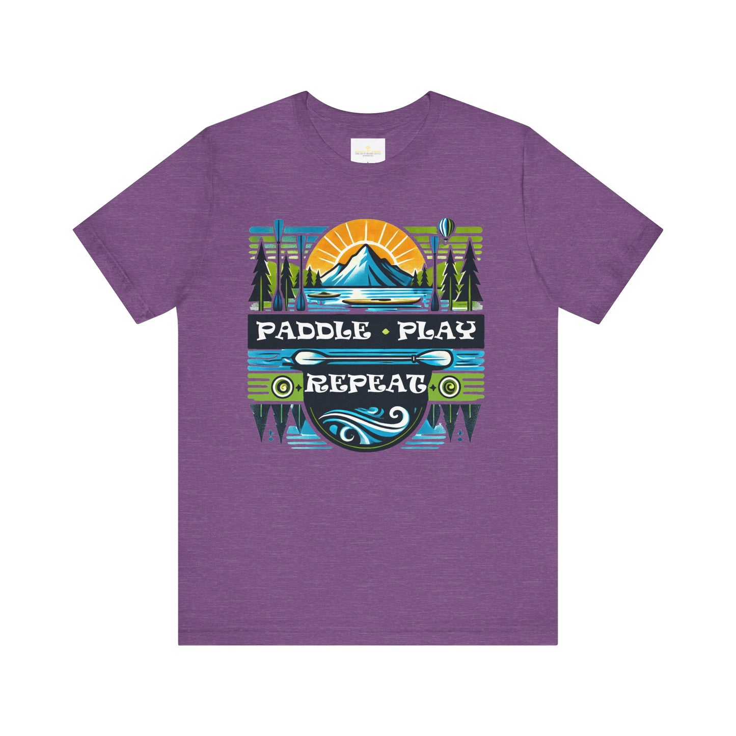 Paddle, Play, Repeat Short Sleeve Tee