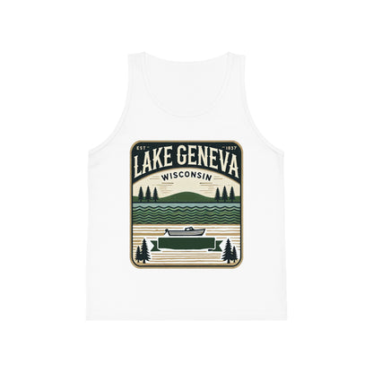 Vintage Lake Geneva Unisex Kids Jersey Tank Top