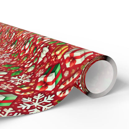 Candy Canes Christmas Wrapping Paper