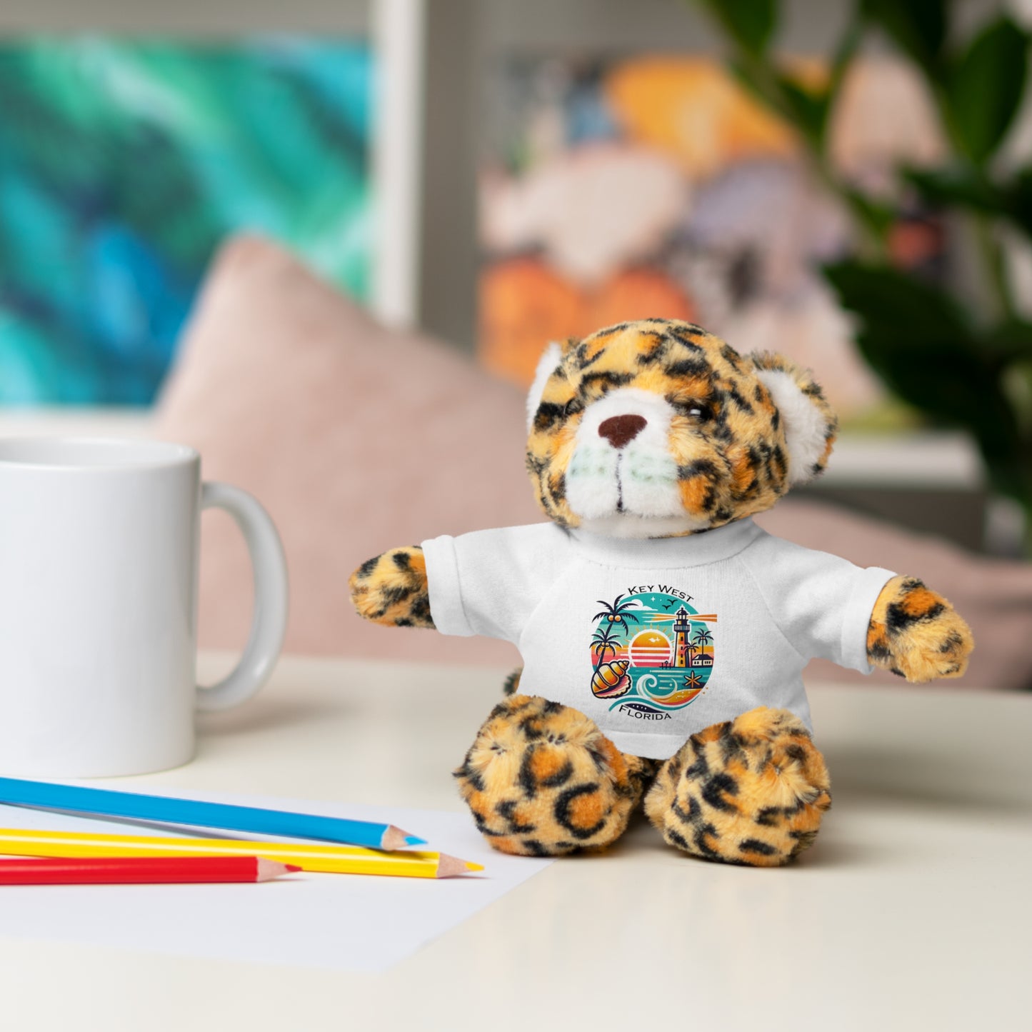 Vibrant Key West Stuffed Animals with Tee