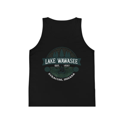 Vintage Lake Wawasee Unisex Kids Jersey Tank Top