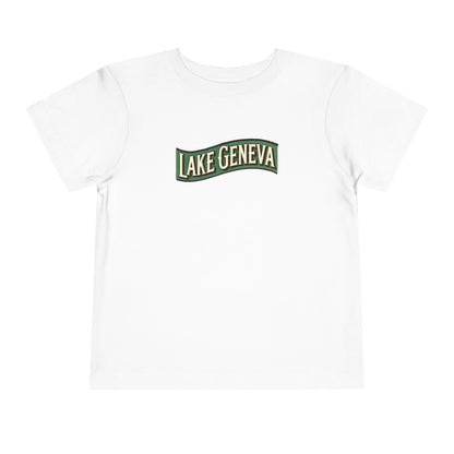 Retro Lake Geneva Unisex Toddler Short Sleeve Tee
