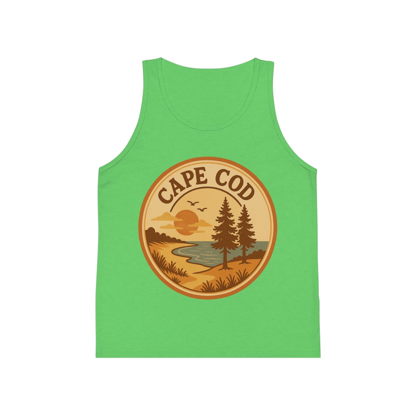 Rustic Cape Cod Unisex Kids Jersey Tank Top