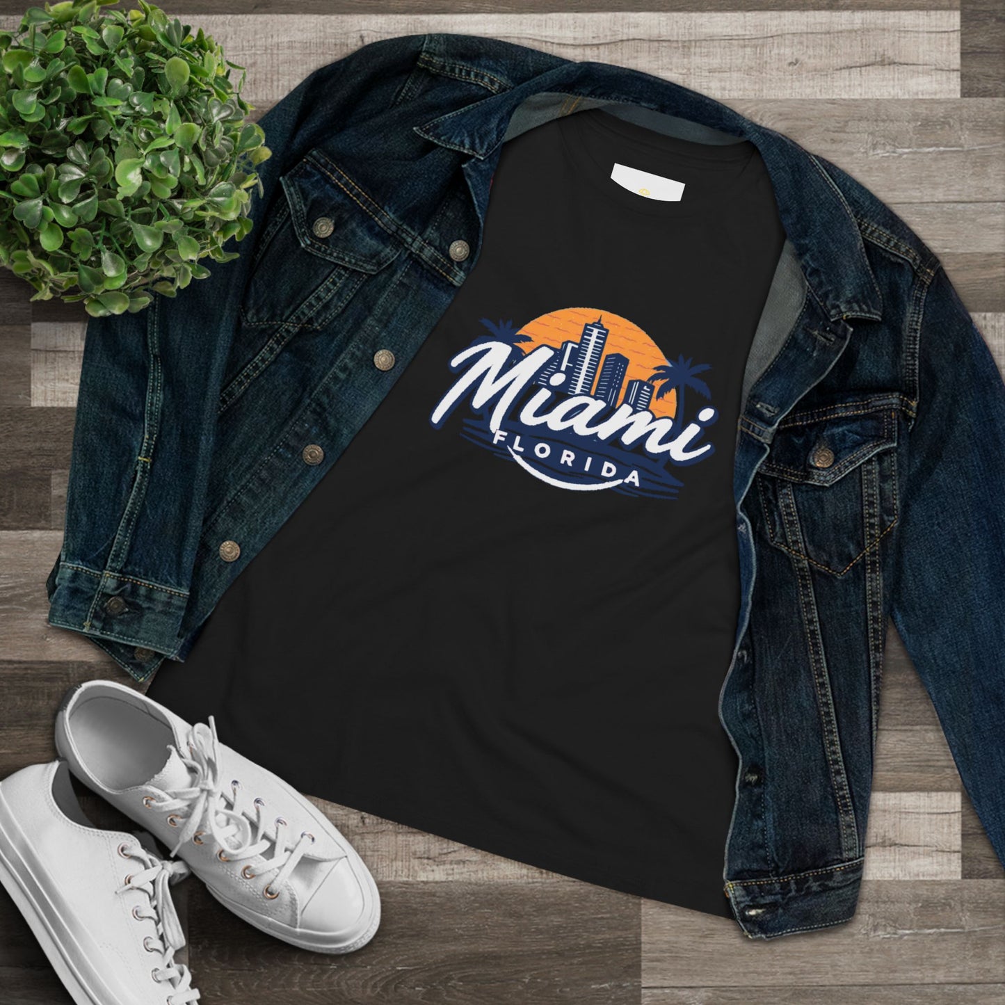 Retro Miami Women's Cotton Tee