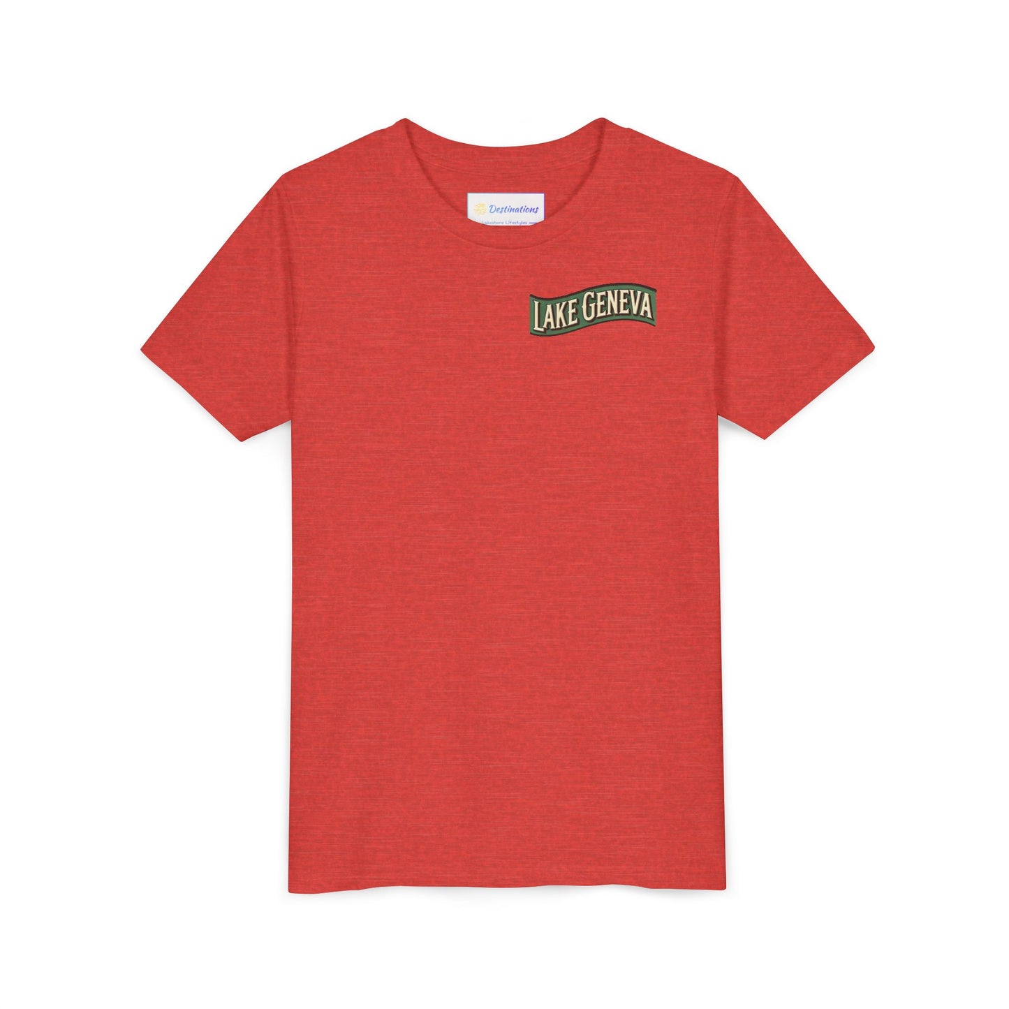 Retro Lake Geneva Unisex Youth Short Sleeve Tee