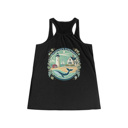Vintage Martha's Vineyard Women's Flowy Racerback Tank