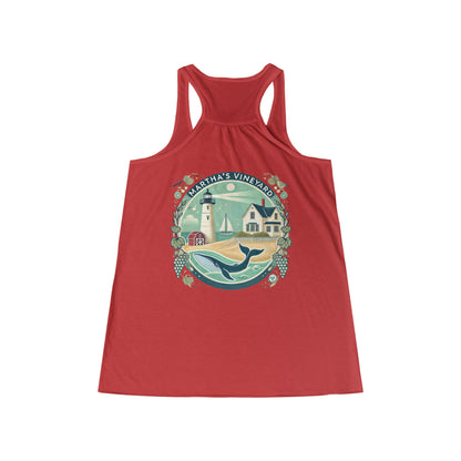 Vintage Martha's Vineyard Women's Flowy Racerback Tank