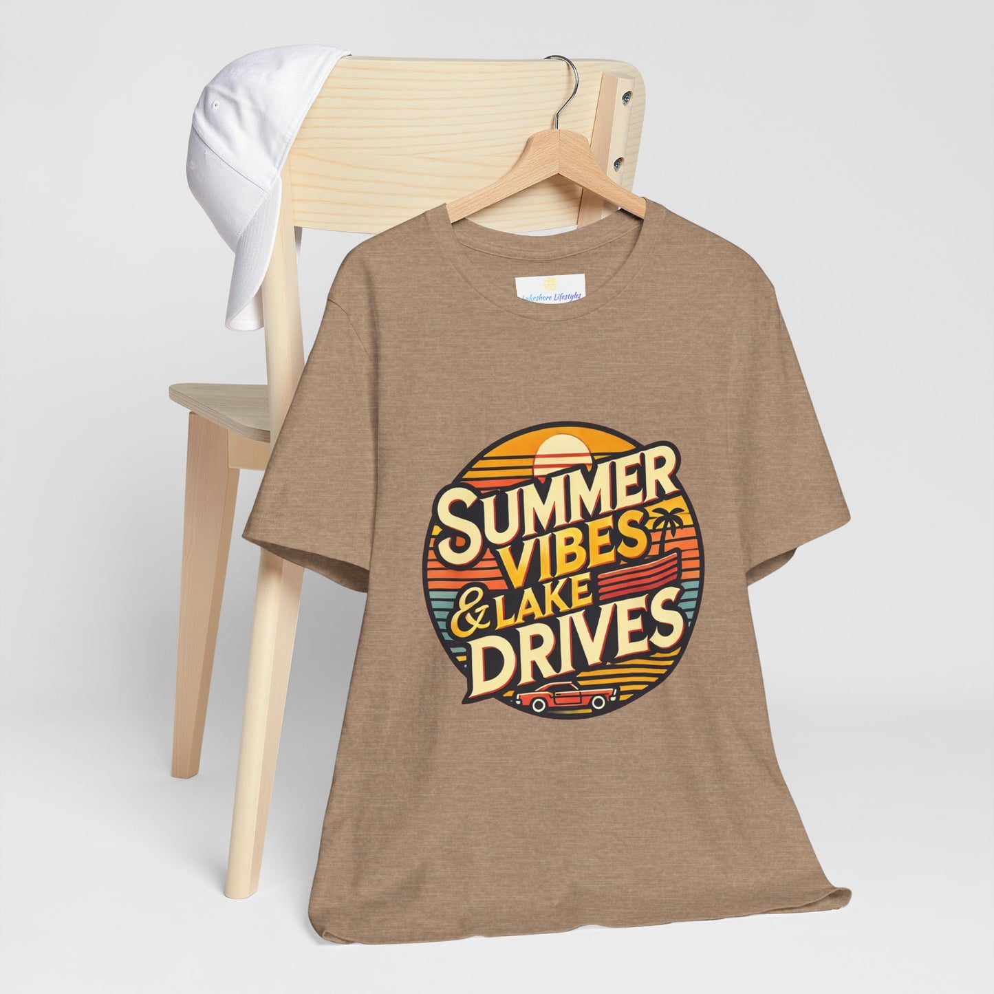Summer Vibes & Lake Drives Short Sleeve Tee