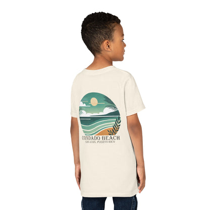 Coastal Vibes Condado Beach Unisex Youth Short Sleeve Tee