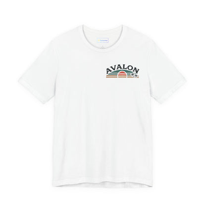 Retro Avalon Sunset Unisex Jersey Tee