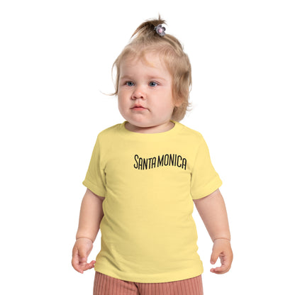 Vibrant Santa Monica Unisex Baby Short Sleeve T-Shirt