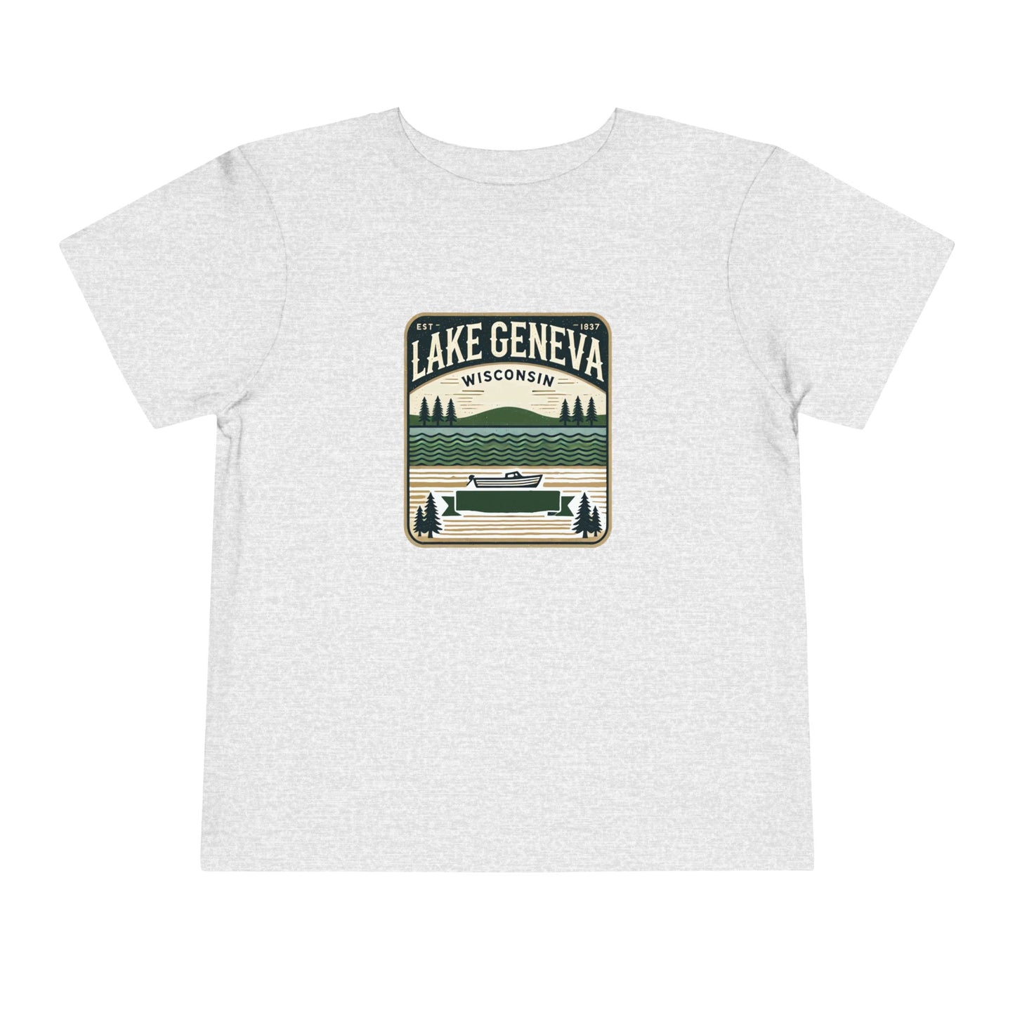 Vintage Lake Geneva Unisex Toddler Short Sleeve Tee