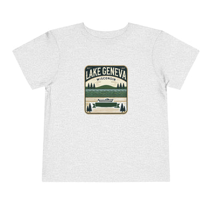 Vintage Lake Geneva Unisex Toddler Short Sleeve Tee