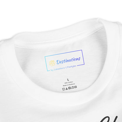 Elegant Chicago Skyline Unisex Youth Short Sleeve Tee