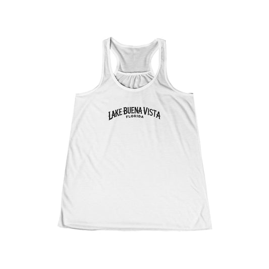 Adventurous Lake Buena Vista Women's Flowy Racerback Tank