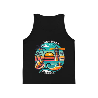 Vibrant Key West Kid's Jersey Tank Top