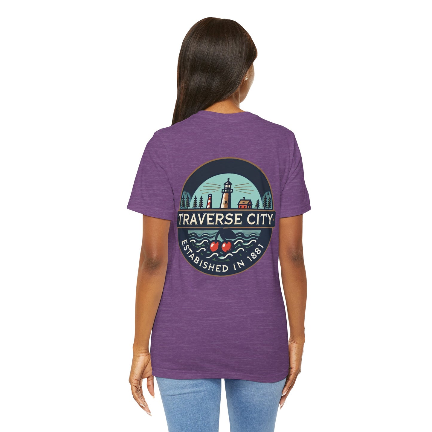 Vintage Traverse City Unisex Jersey Short Sleeve Tee