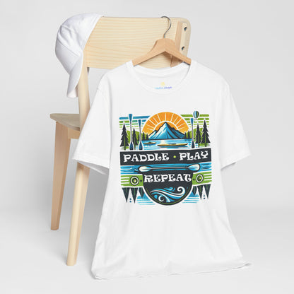 Paddle, Play, Repeat Short Sleeve Tee