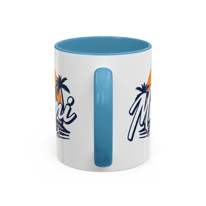 Retro Miami Accent Coffee Mug