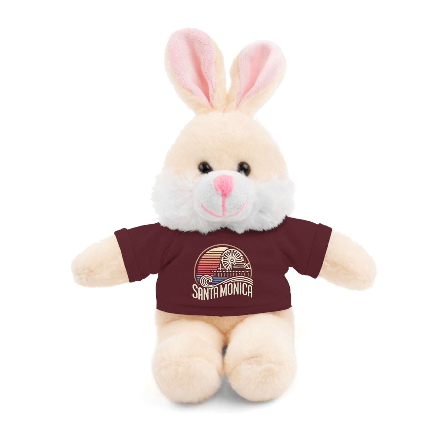 Vibrant Santa Monica Stuffed Animals with Tee