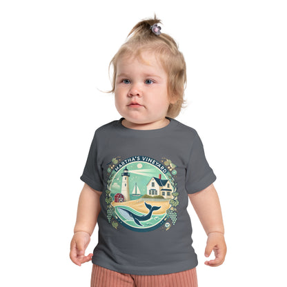 Vintage Martha's Vineyard Unisex Baby Short Sleeve T-Shirt