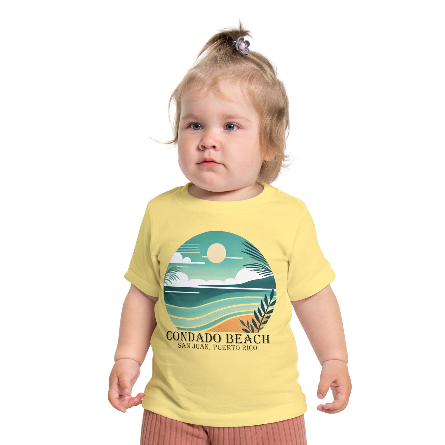 Coastal Vibes Condado Beach Unisex Baby Short Sleeve T-Shirt