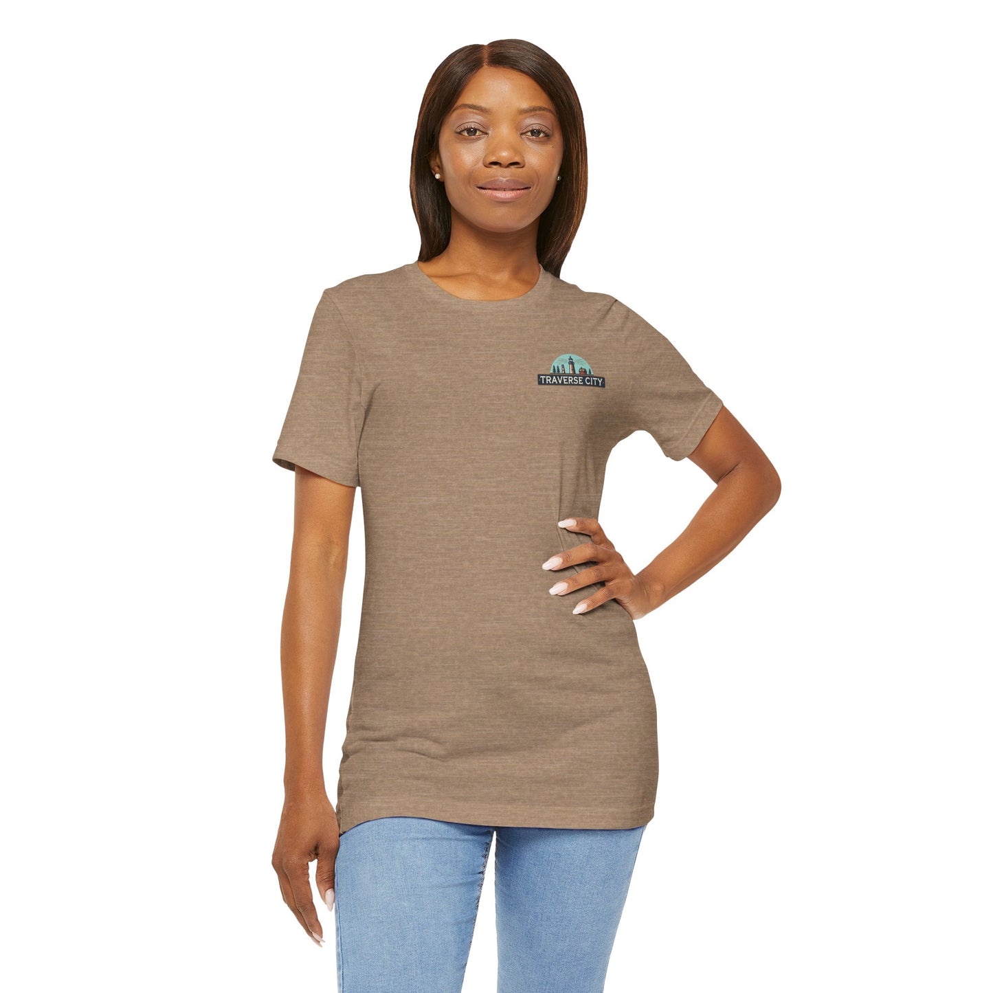 Vintage Traverse City Unisex Jersey Short Sleeve Tee