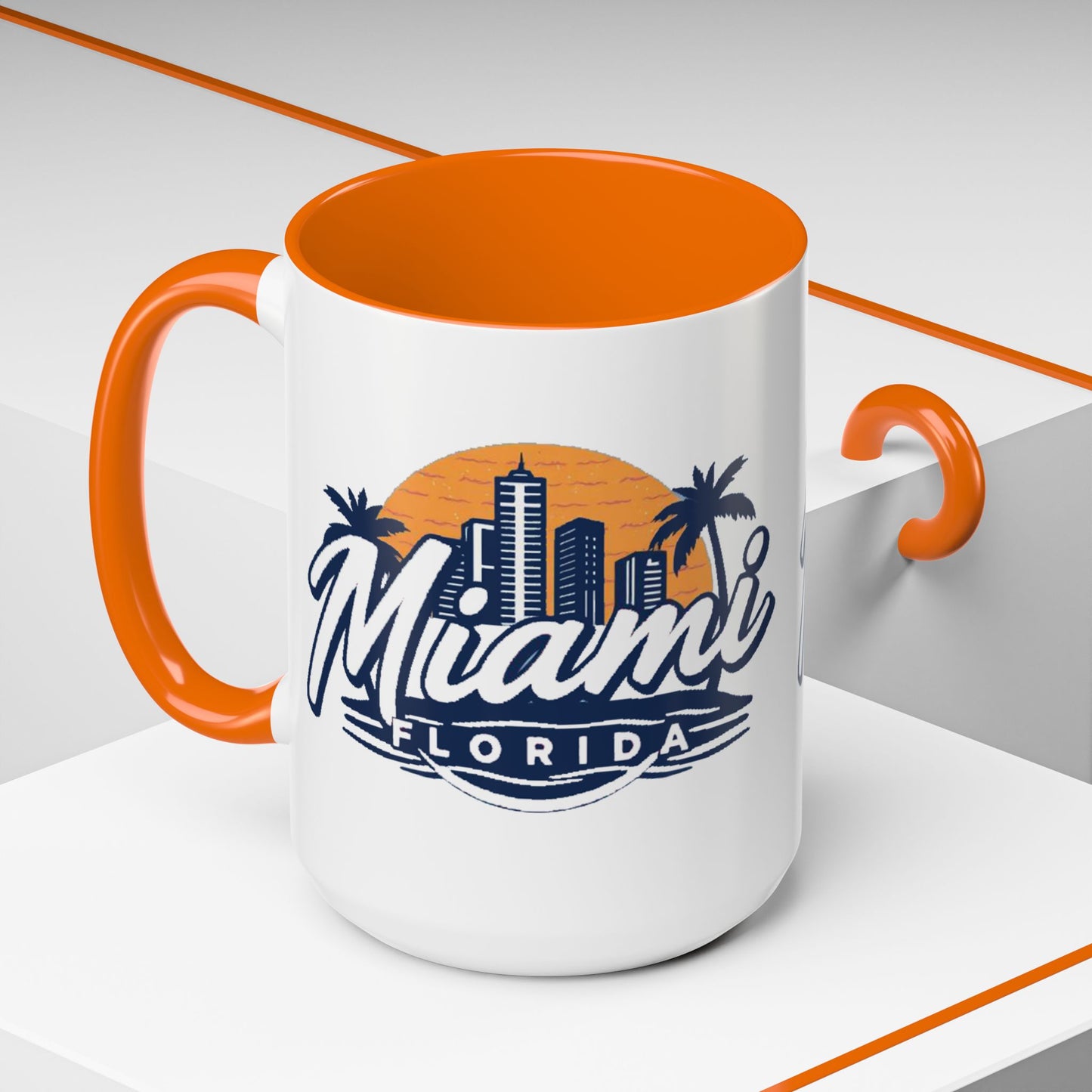 Retro Miami Accent Coffee Mug